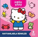 Hello Kitty - Hayvanlarla Renkler (Ciltli)