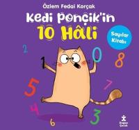 Kedi Ponçik'in 10 Hali -Sayılar Kitabı Özlem Fedai Korçak