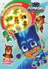 Pjmasks Power Heroes - Star Simli Çıkartmalı Boyama Kitabı Kolektif