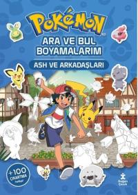 Pokemon - Ara ve Bul Boyamalarım - Ash ve Arkadaşları Kolektif