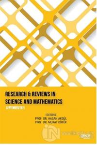 Research and Reviews in Science and Mathematics September 2021 Hasan A
