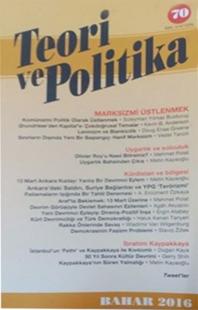 Teori ve Politika Dergisi Sayı - 70