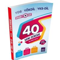 YDS YÖKDİL YKS DİL Exam Focus 40 Mini Deneme Kolektif